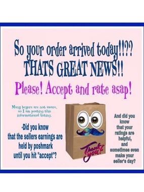 Shipping Reminder Graphic - Pink and Blue